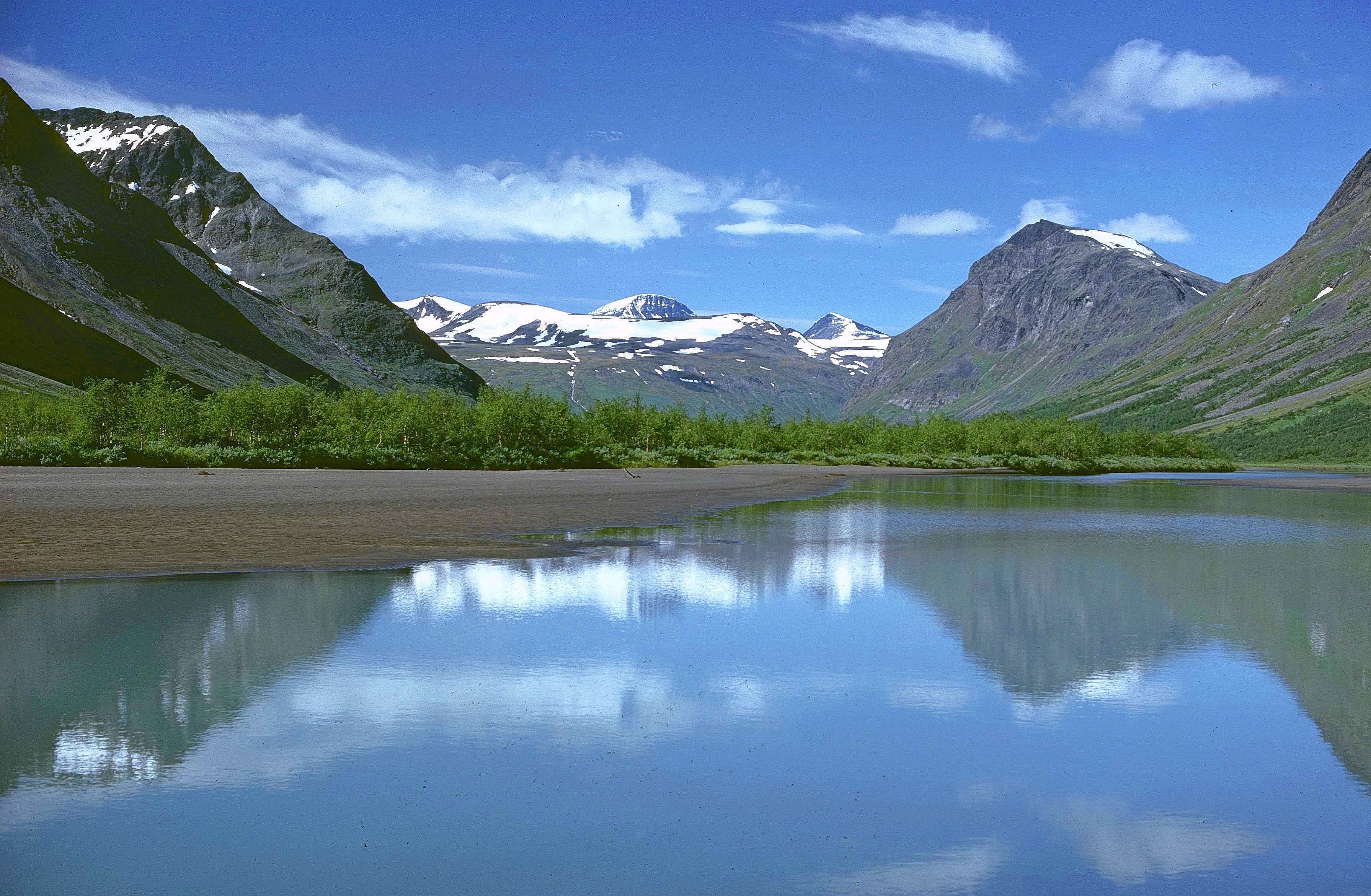 Laitaure Lake, Sarek National Park, Sweden без смс