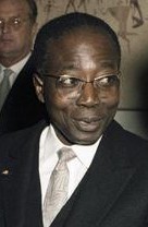 Leopold Sedar Senghor a prominent Francophone writer and politician. Senghor was the first African elected as a member of the Academie francaise
. Senghor1981.jpg