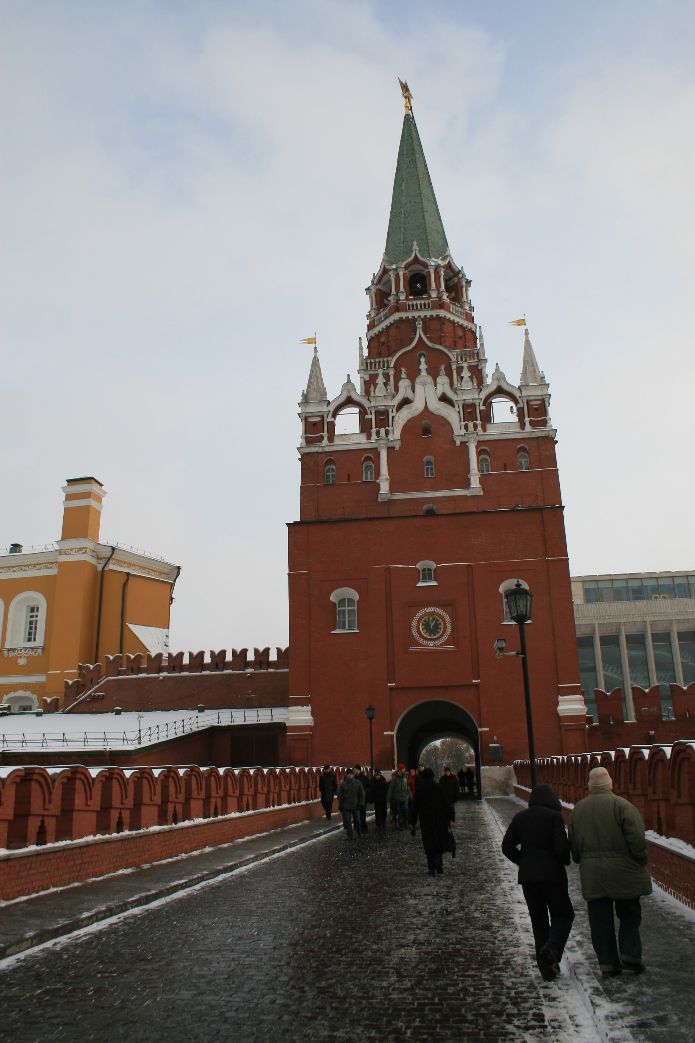 Троицкая башня московского кремля фото на карте кремля