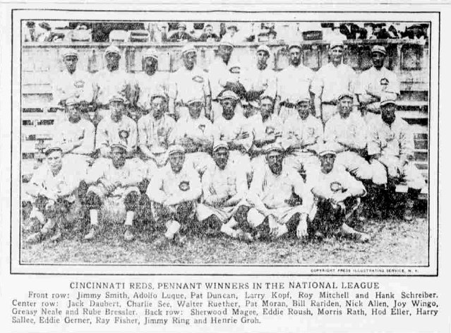 1919 Cincinnati Reds season - Wikipedia