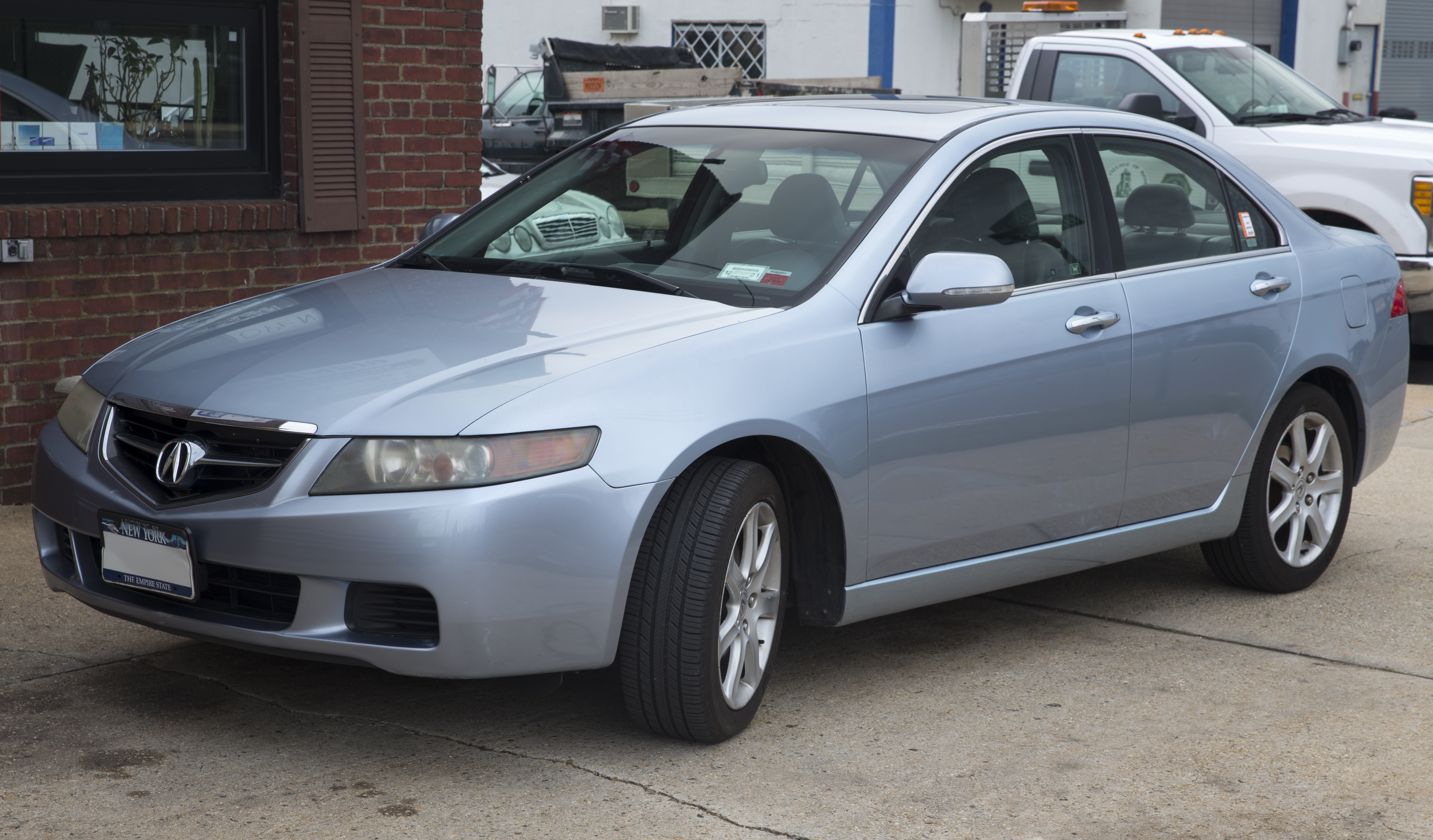 File 05 Acura Tsx Front Left Mineola Jpg Wikimedia Commons