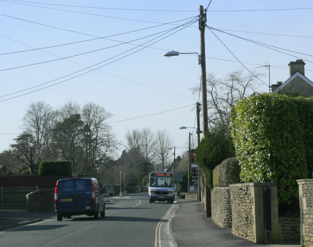 File:B3353 Pickwick Road, Corsham looking west - geograph.org.uk - 1760631.jpg