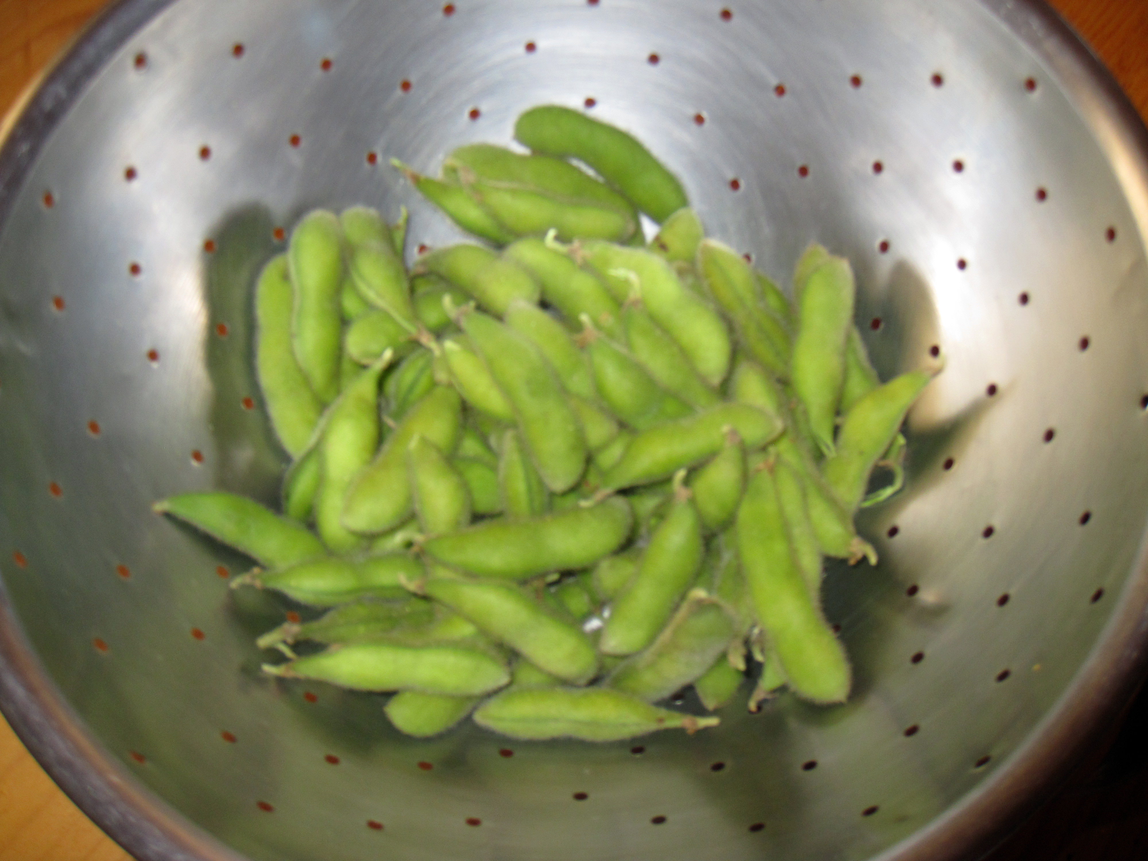 Como hacer edamame congelado