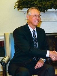 Goh Chok Tong valkoisessa talossa toukokuussa 2004