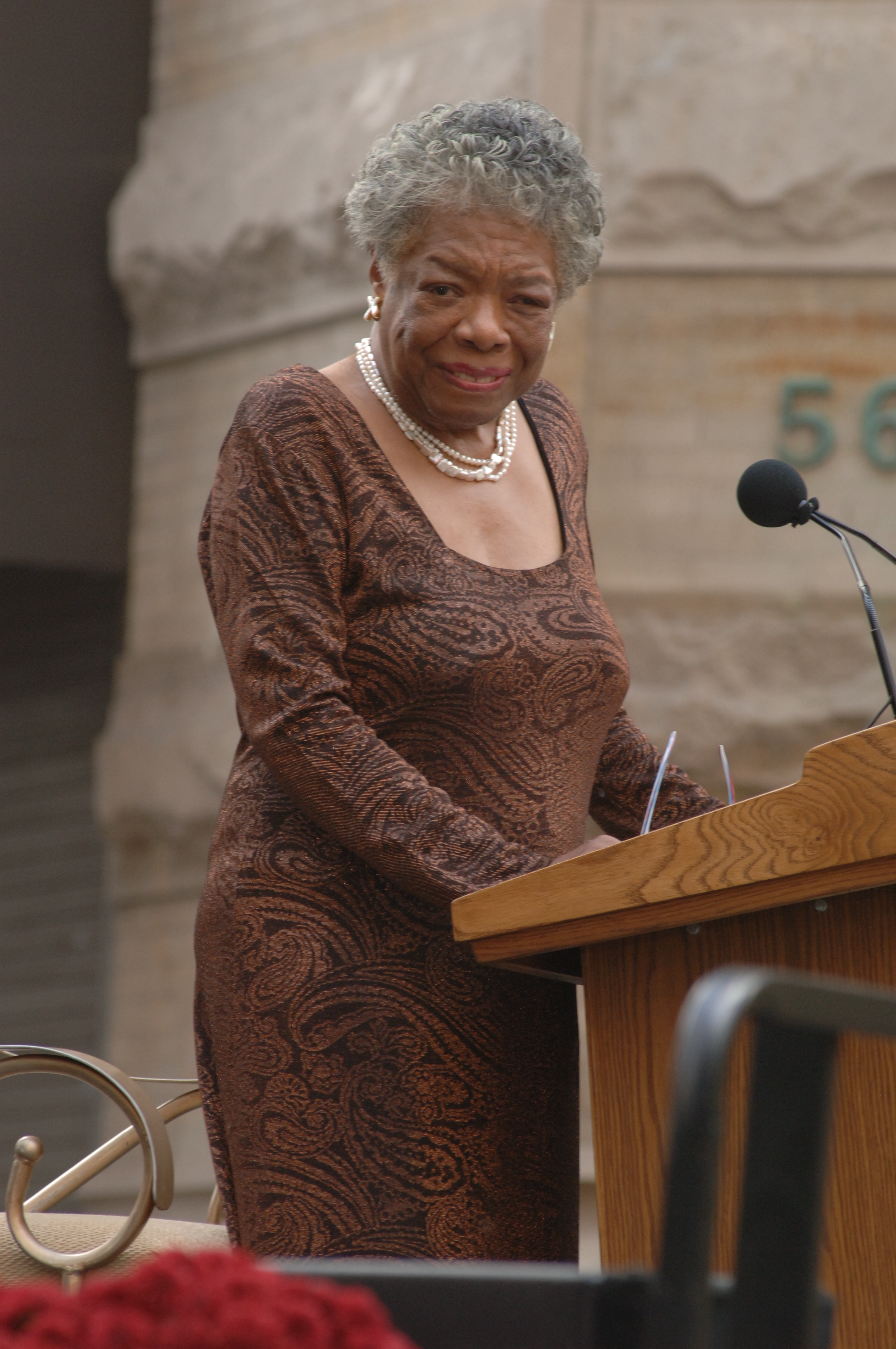 Maya Angelou, 2007