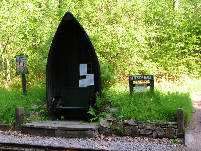 Miteside Halt railway station