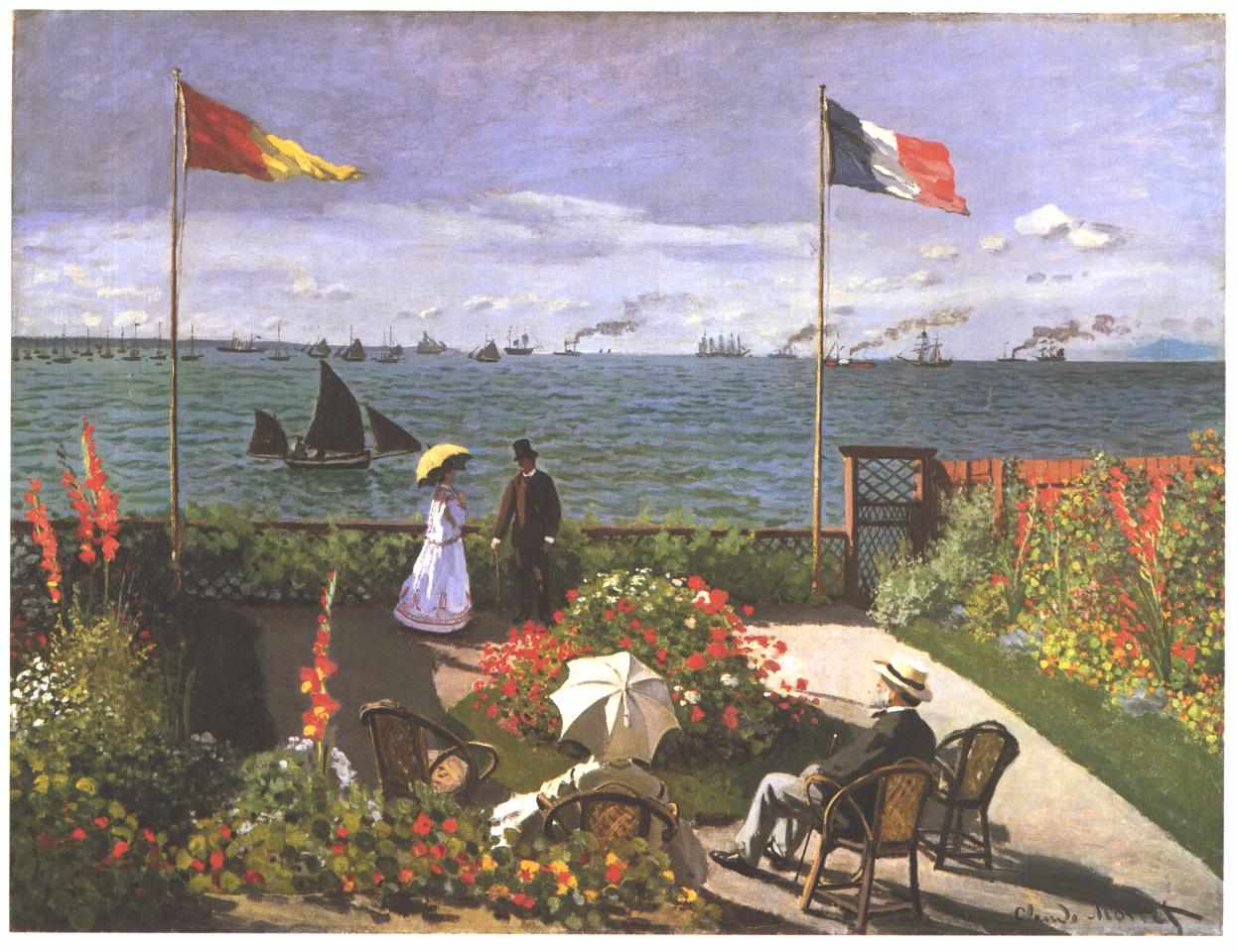 File Monet Terrasse Am Meeresufer Von Sainte Adresse Jpg Wikimedia Commons