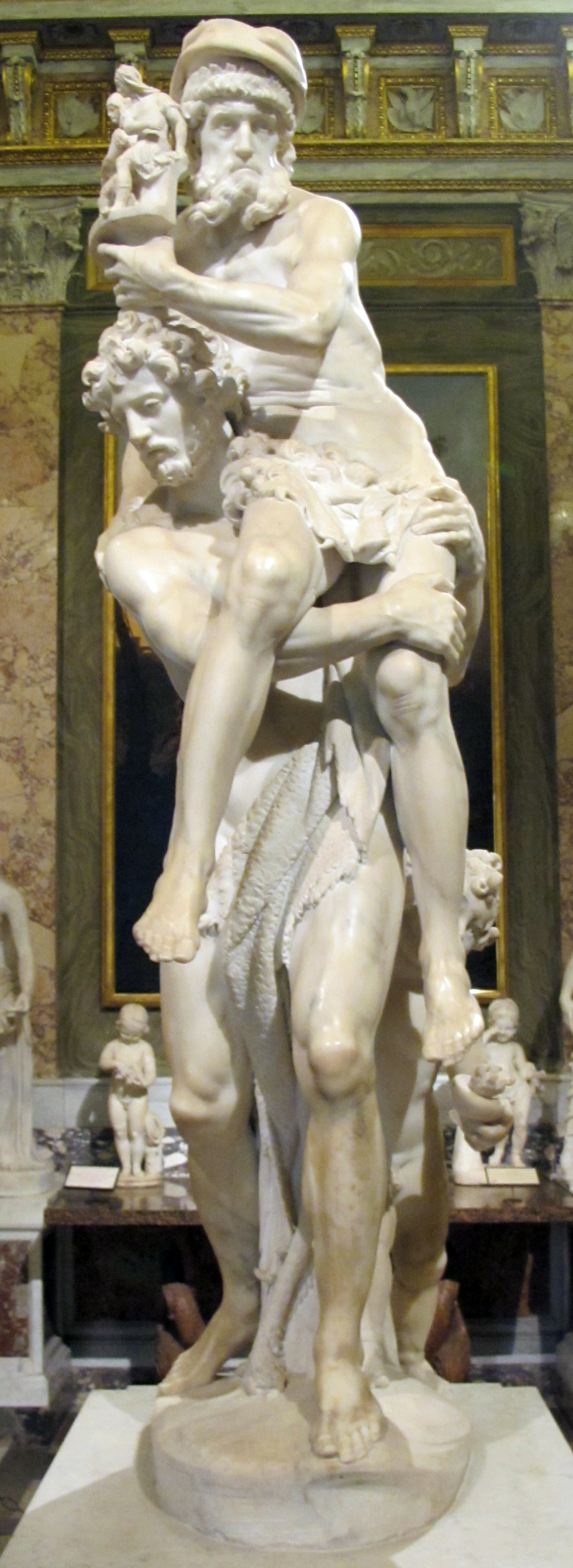 File:Museo borghese, sala del gladiatore, . bernini, enea, anchise e  ascanio, 1618-20,  - Wikimedia Commons