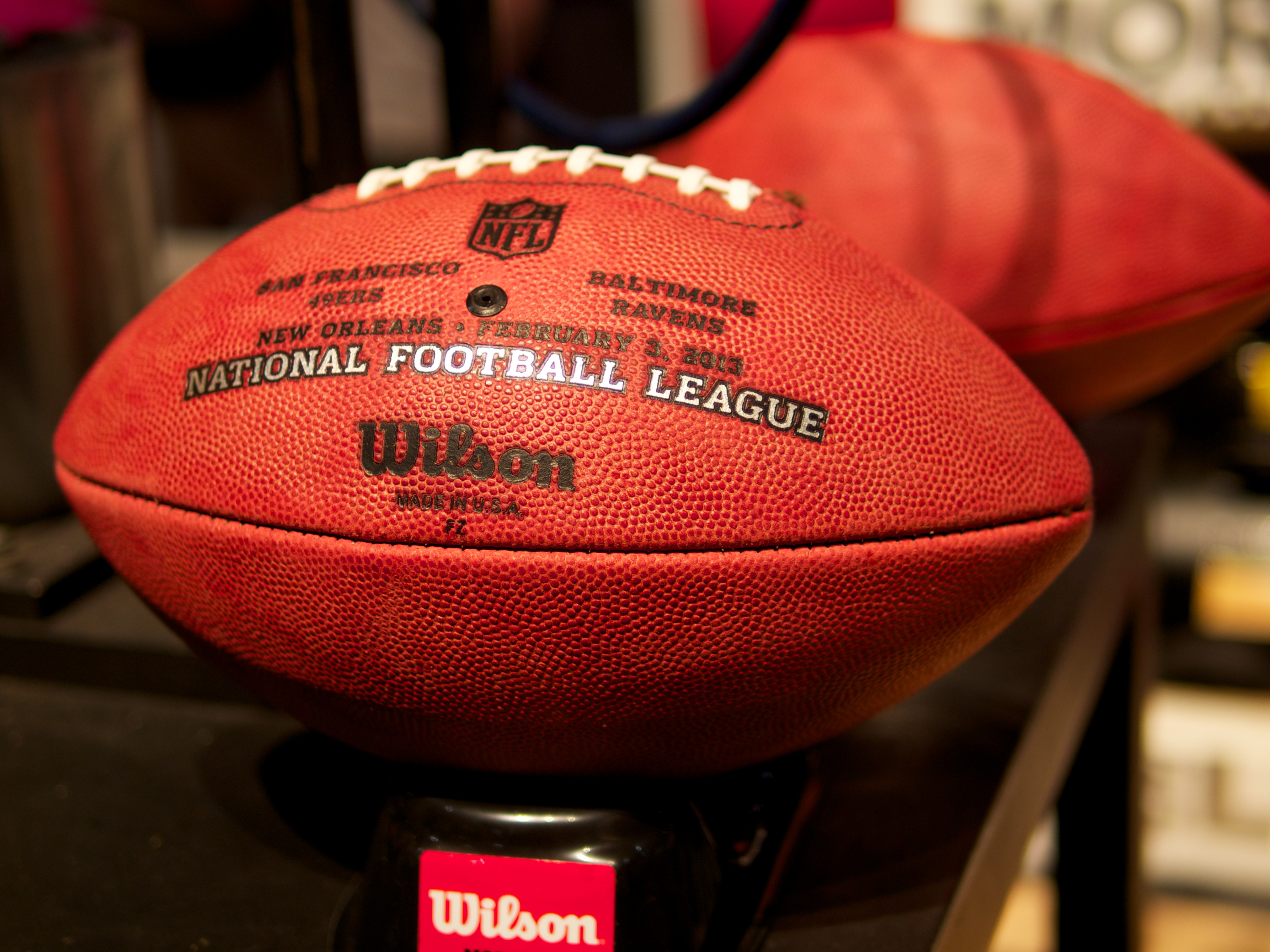 File:NFL Super Bowl XLVII Official Game Football (8448656193).jpg