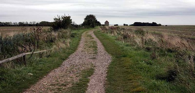 Path to St Peter on the Wall, Bradwell juxta Mare, Essex - geograph.org.uk - 965181