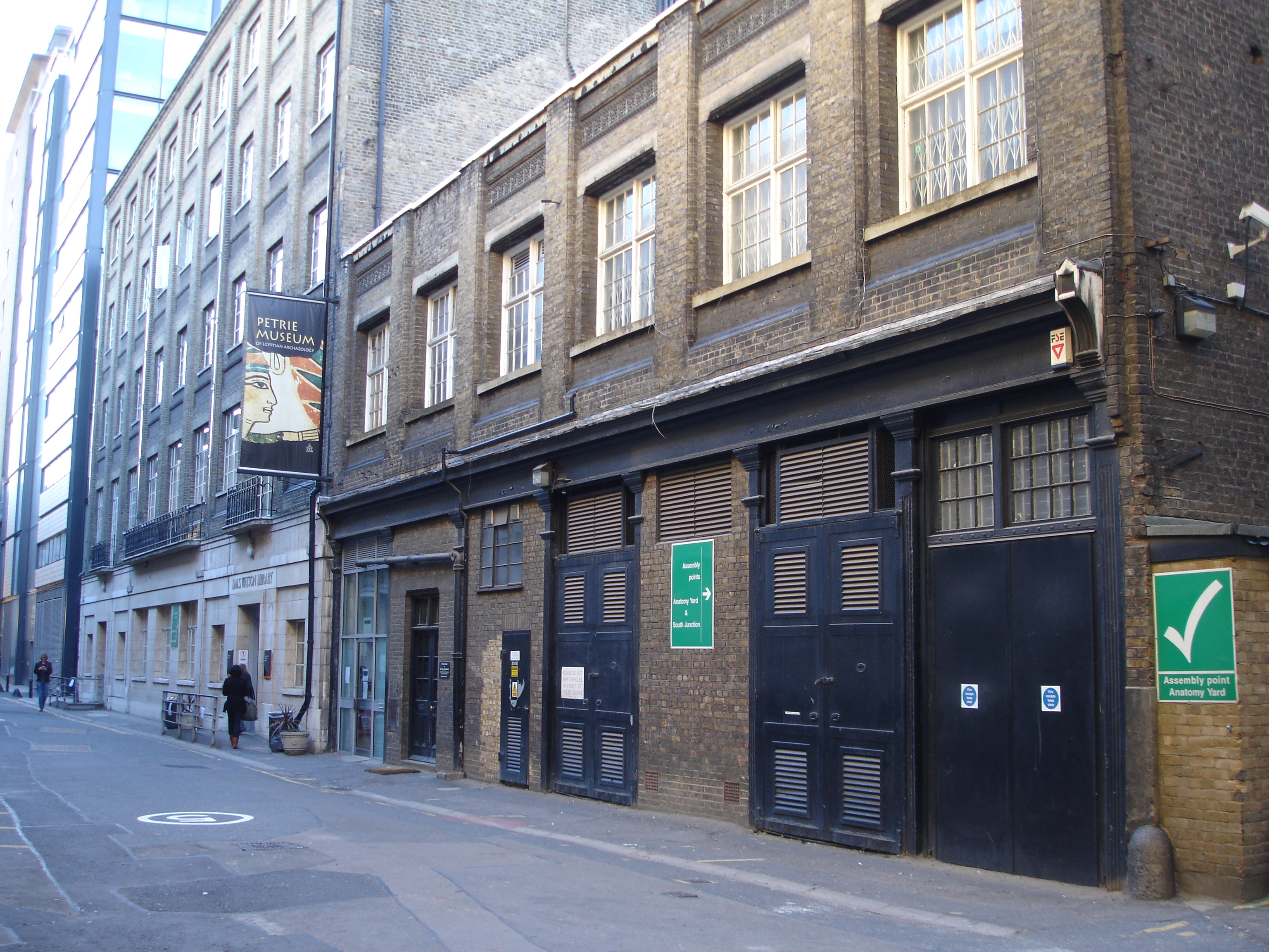 The Petrie Museum of Egyptian Archaeology and the Science Library, Malet Place