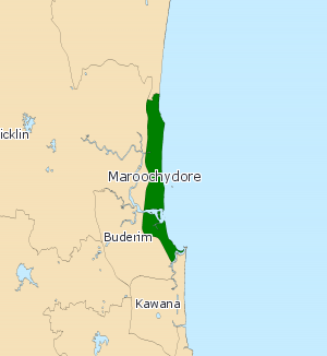 Electoral map of Maroochydore 2008 QLD - Maroochydore 2008.png