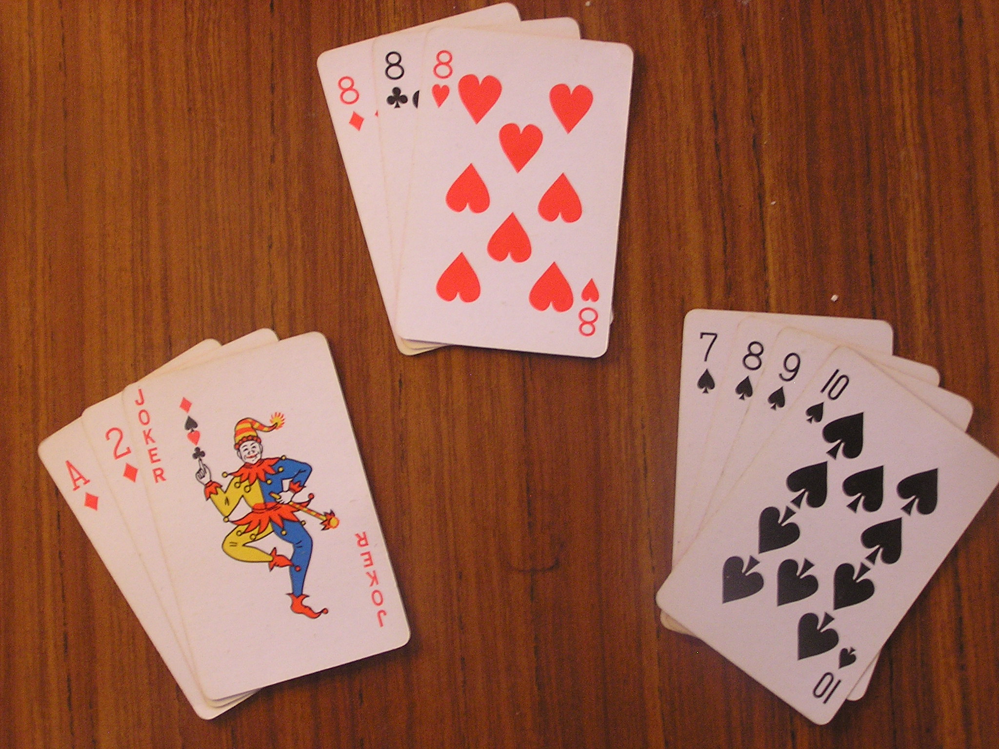 Rummy rules for two players