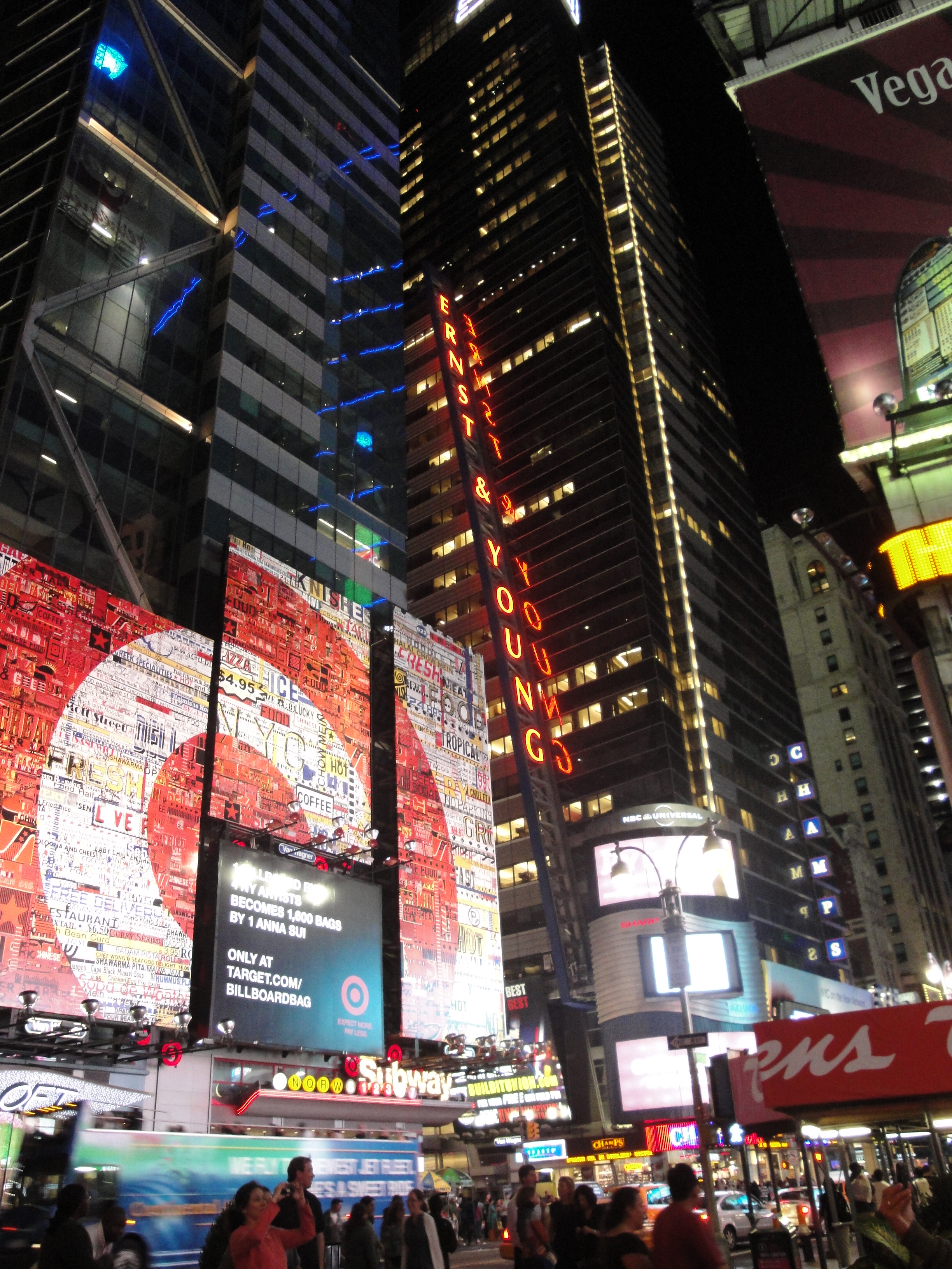 Times Square at Night - New York City 2013 