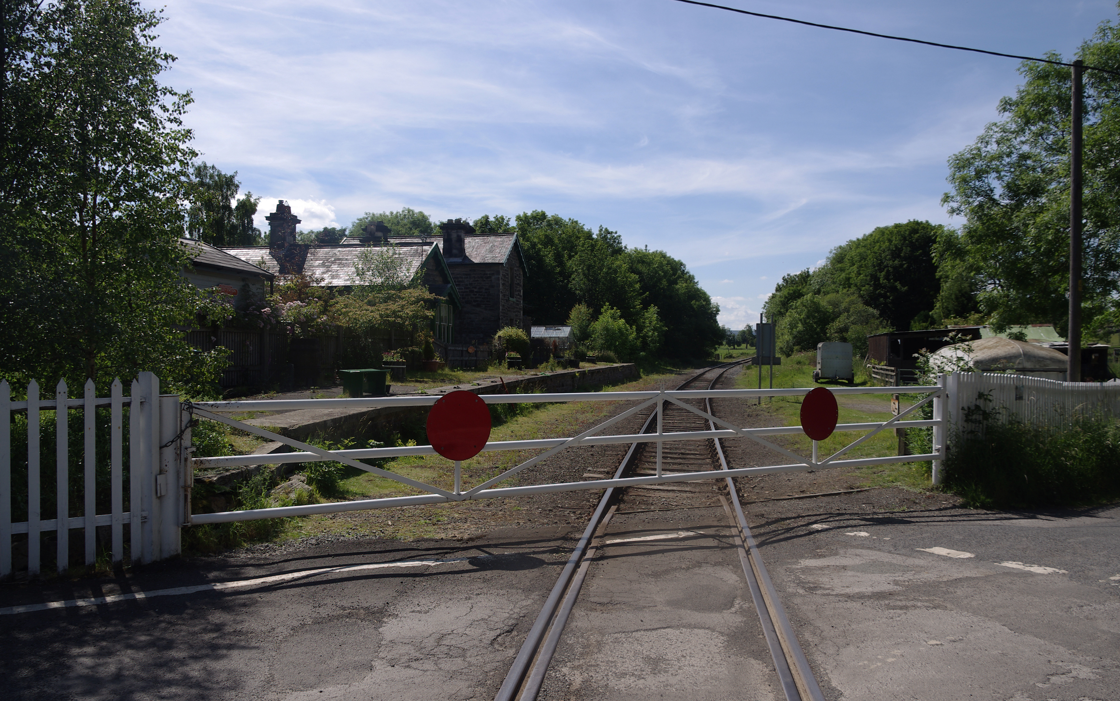 Wensley railway station