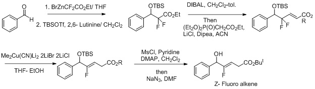 Z flouroalkene