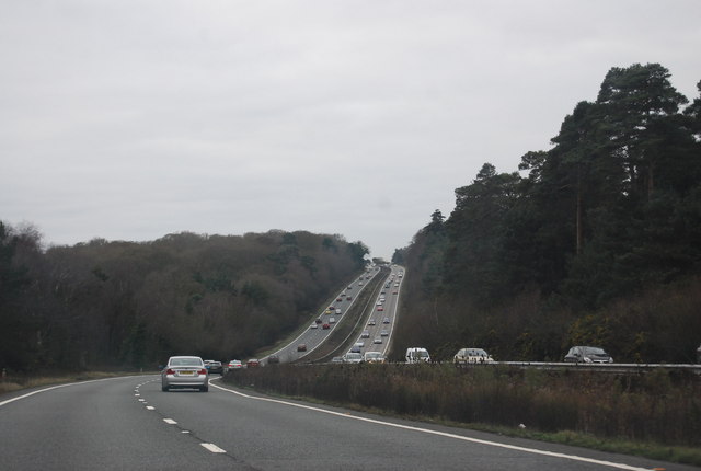 File:A31 near Bratley Arch - geograph.org.uk - 2834923.jpg