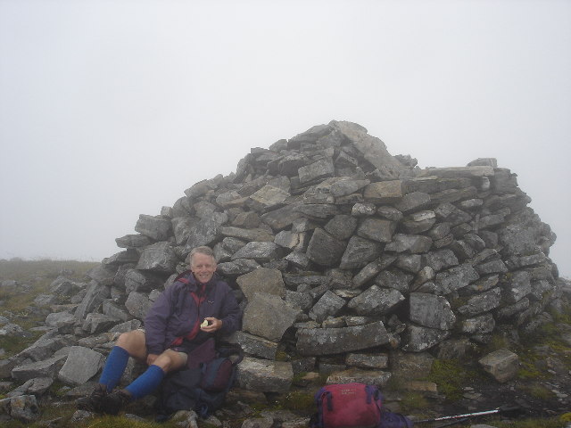 File:A friend on summit of Gulvain - geograph.org.uk - 36719.jpg