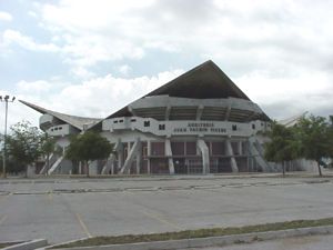 Juan Pachin Vicens Auditorium, home to various sporting events in Ponce Auditorio Juan Pachin Vicens, Bo. Canas Urbano, Ponce, Puerto Rico, mirando al oeste.jpg