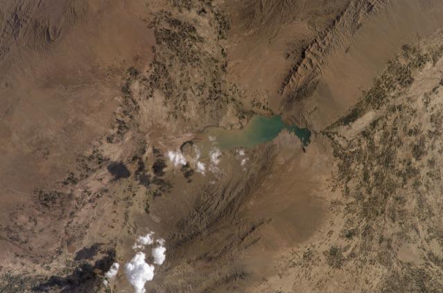 File:Band E Sardeh Dam Reservoir from the International Space Station.jpeg