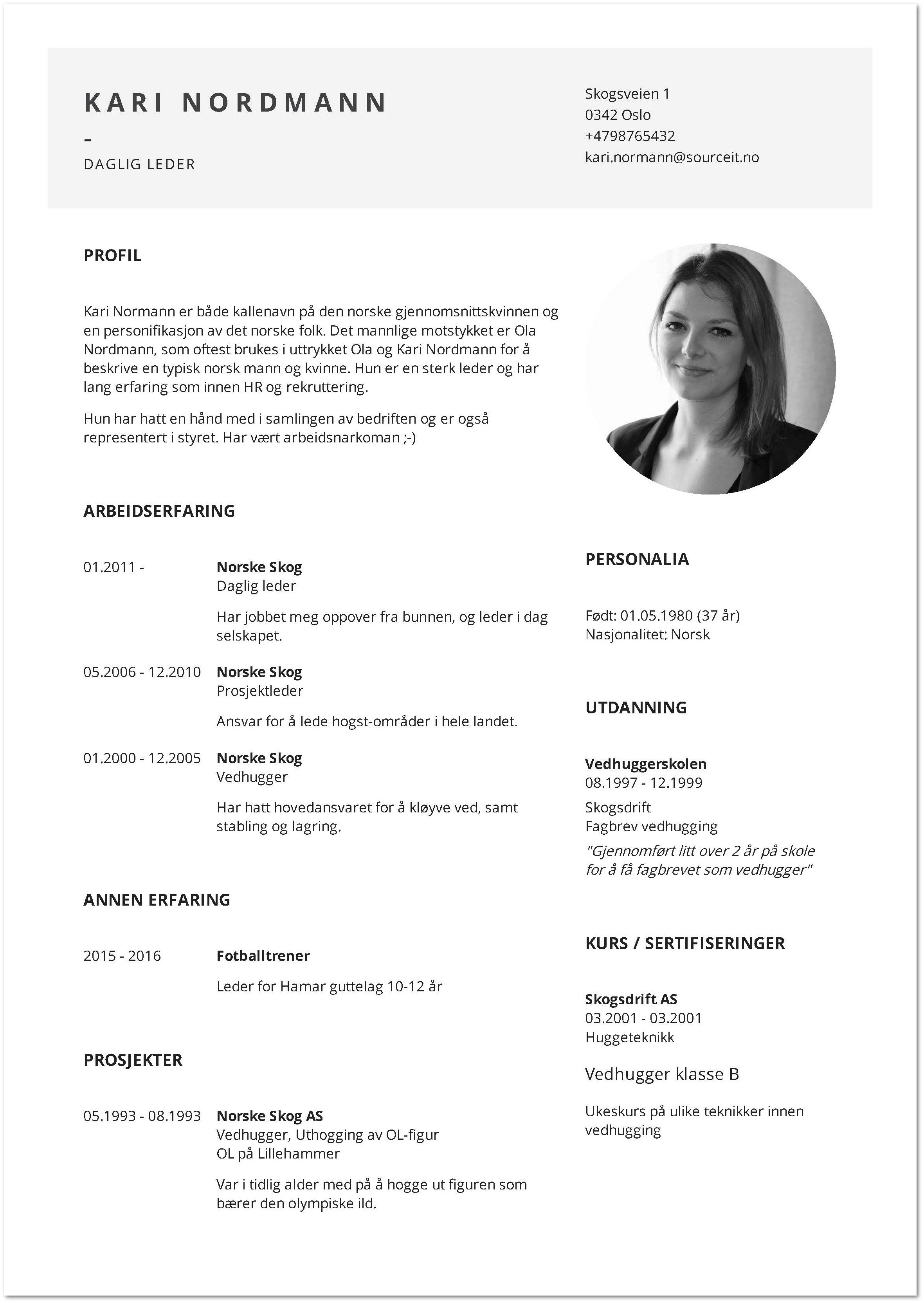 Curriculum vitae