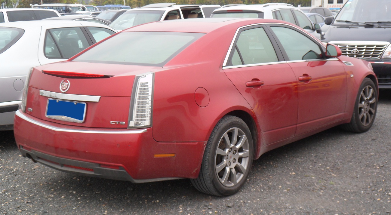 Cadillac CTS 2008 Red