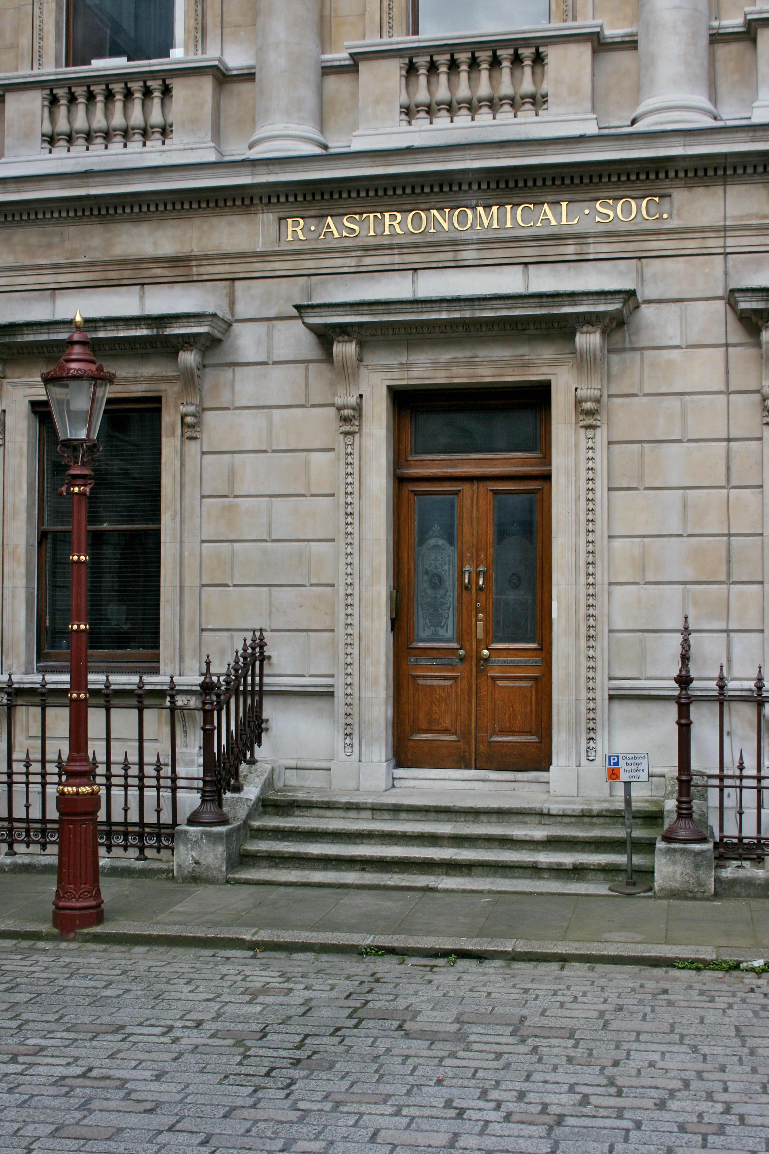 Entrance to the Royal Astronomical Society at [[Burlington House]], [[London]]