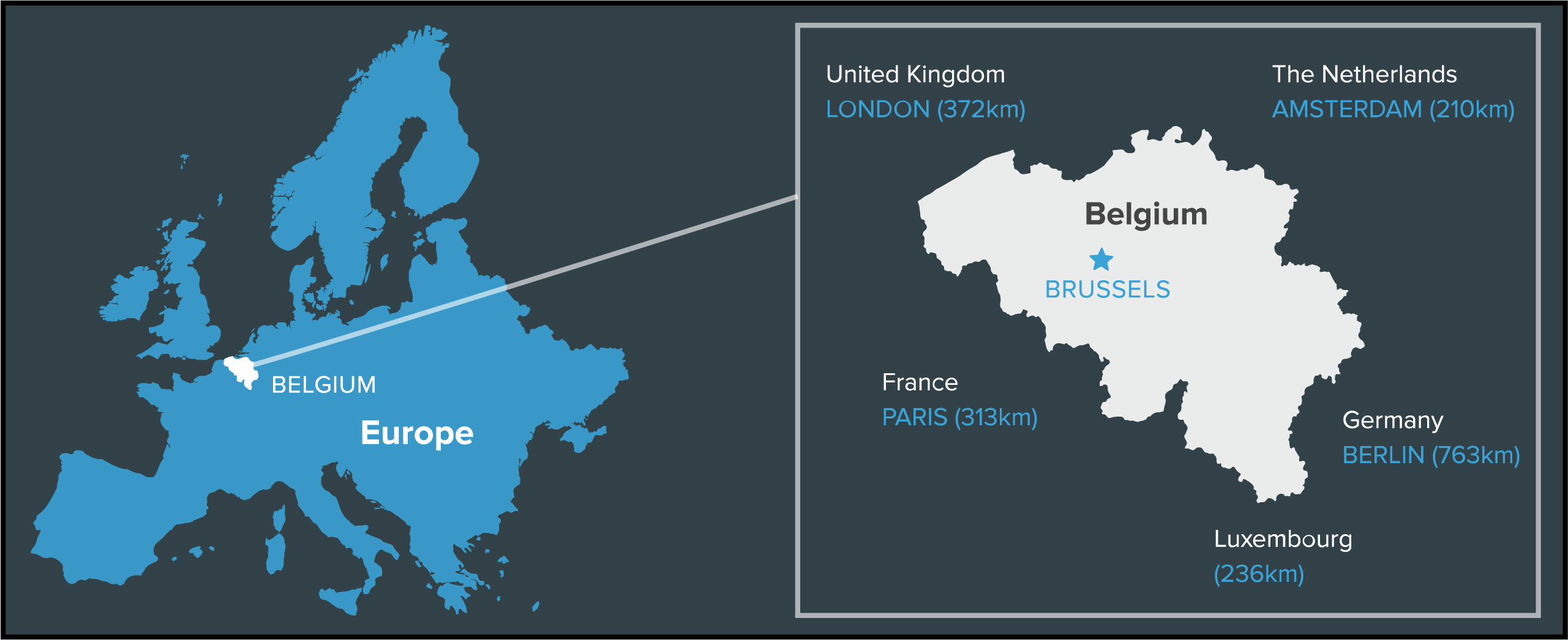 belgium europe map