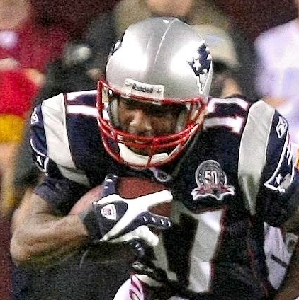 Greg Lewis in 2009 with Patriots