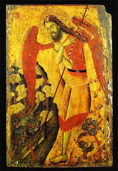 File:John the Angel of Desert (18th c., St. Nicholas Church, Vevcani).jpg