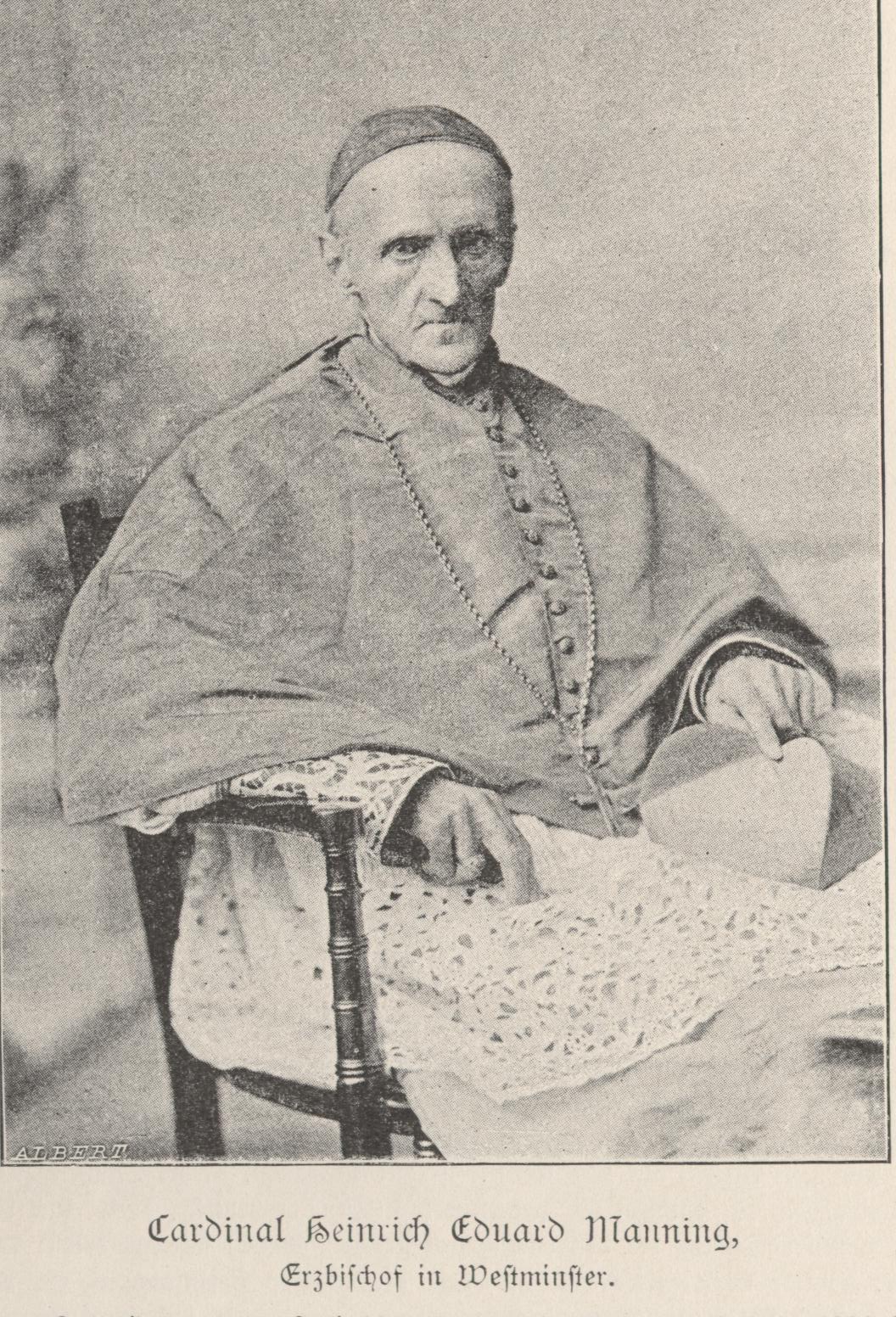 Henry Edward Kardinal Manning (circa 1890)