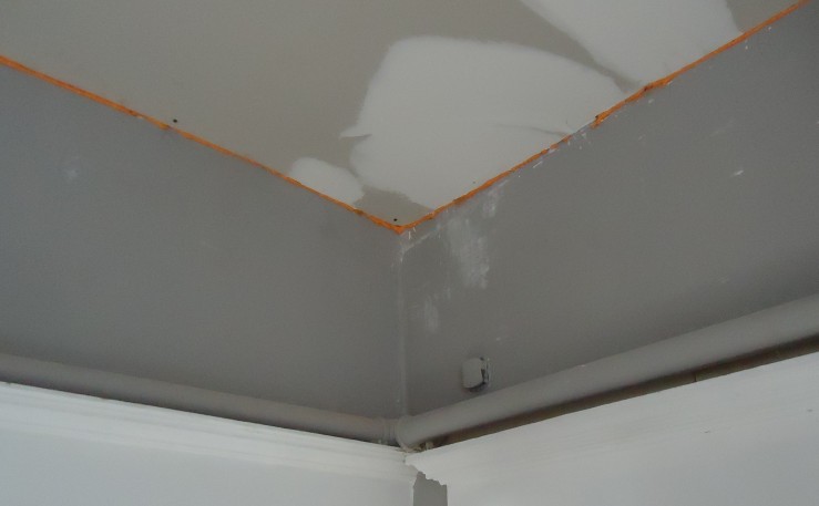 File Kitchen Renovation Firecode Foam Above Walls In Cracks Of