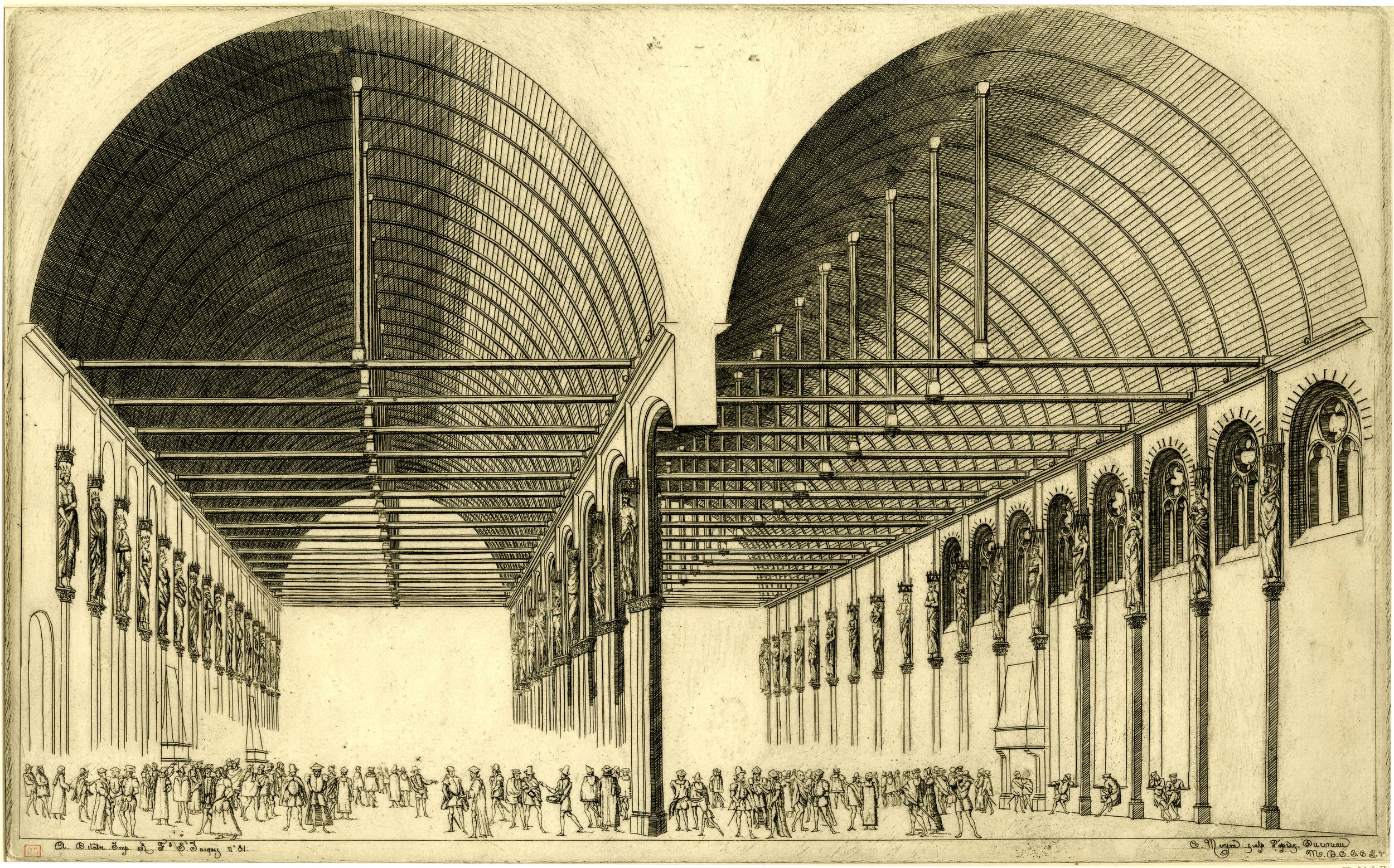 File Meryon La Salle Des Pas Perdus A L Ancien Palais De Justice Paris 1862 1011 715 Jpg Wikimedia Commons