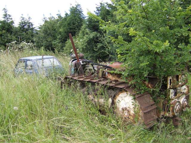 File:Metal graveyard (again) - geograph.org.uk - 477997.jpg