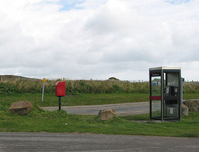 File:Phone Box and Post Box at Freshwater East - geograph.org.uk - 569082.jpg