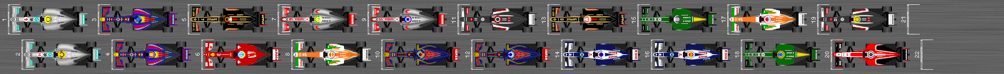 Schéma de la grille de qualification du Grand Prix de Monaco 2013