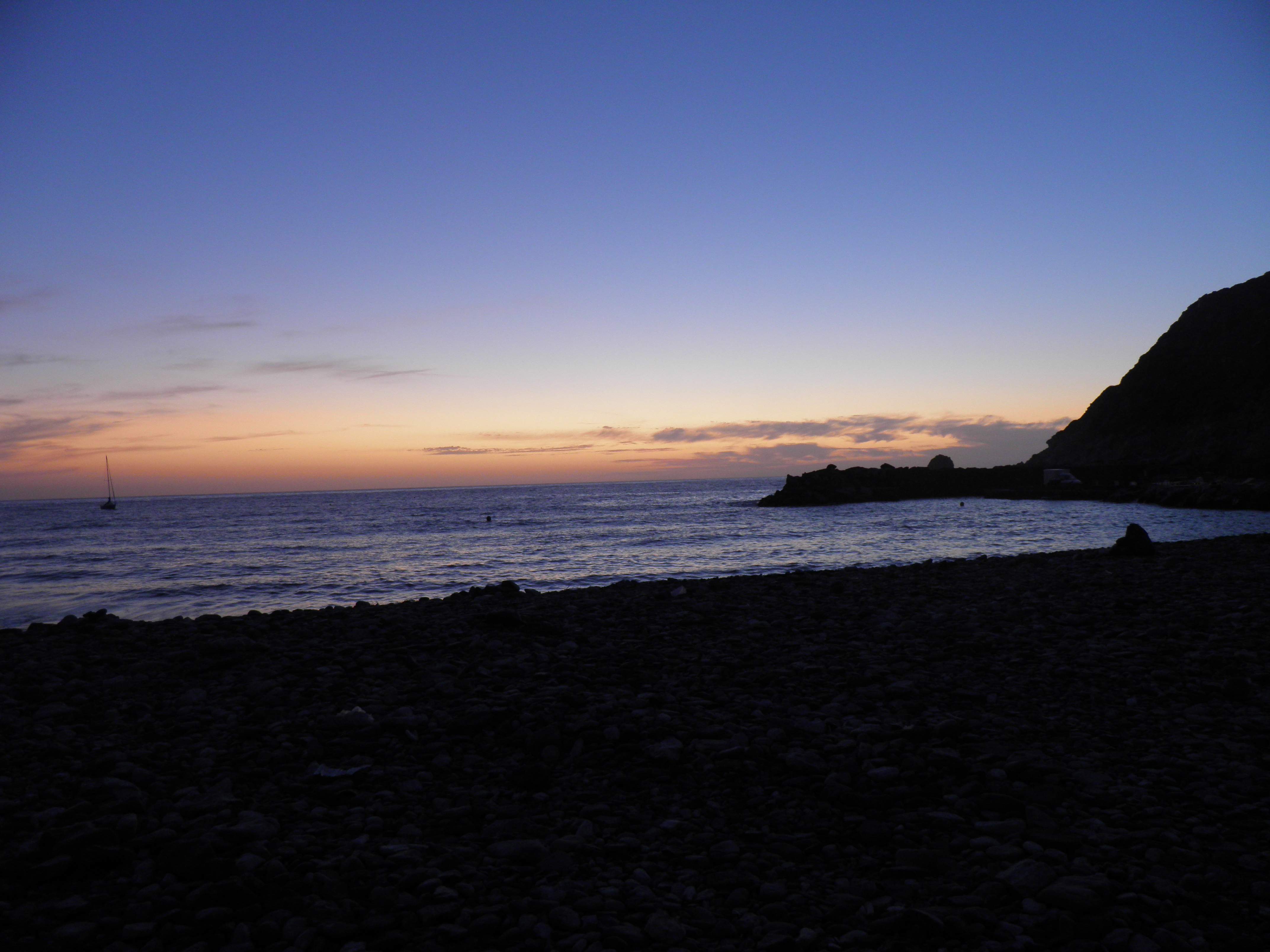 Filecoucher De Soleil Plage Et Mer Depuis La Plage De