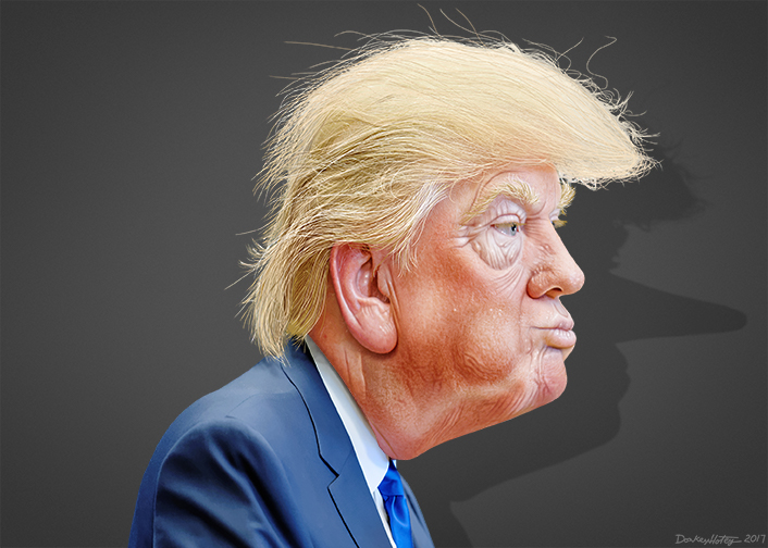 File:Donald Trump- Caricature (31716488184).jpg