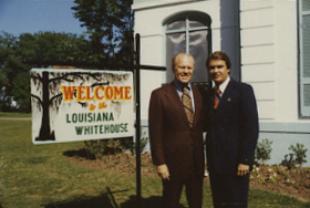 Breaux with President Gerald Ford in 1976