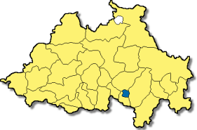 Poziția Hepberg pe harta districtului Eichstätt