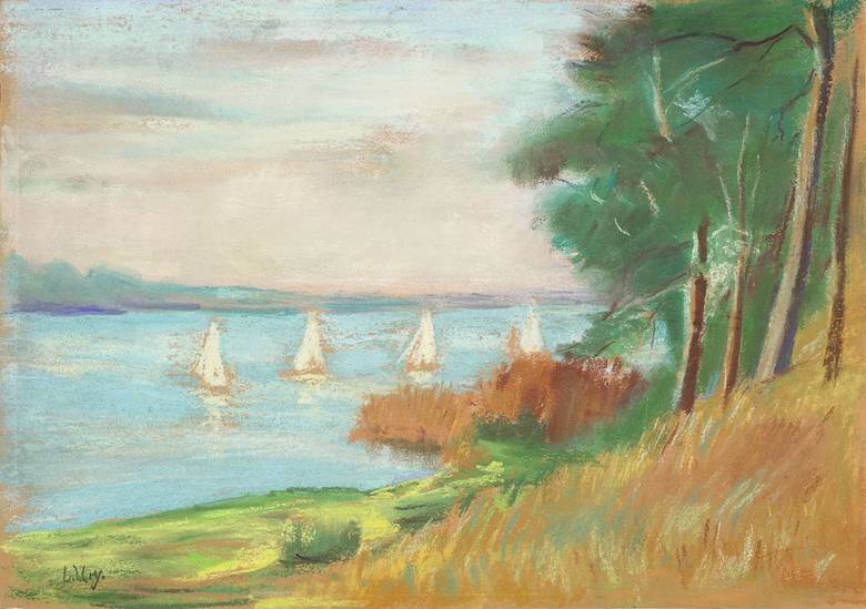 File:Lesser Ury Segelregatta am Wannsee.jpg