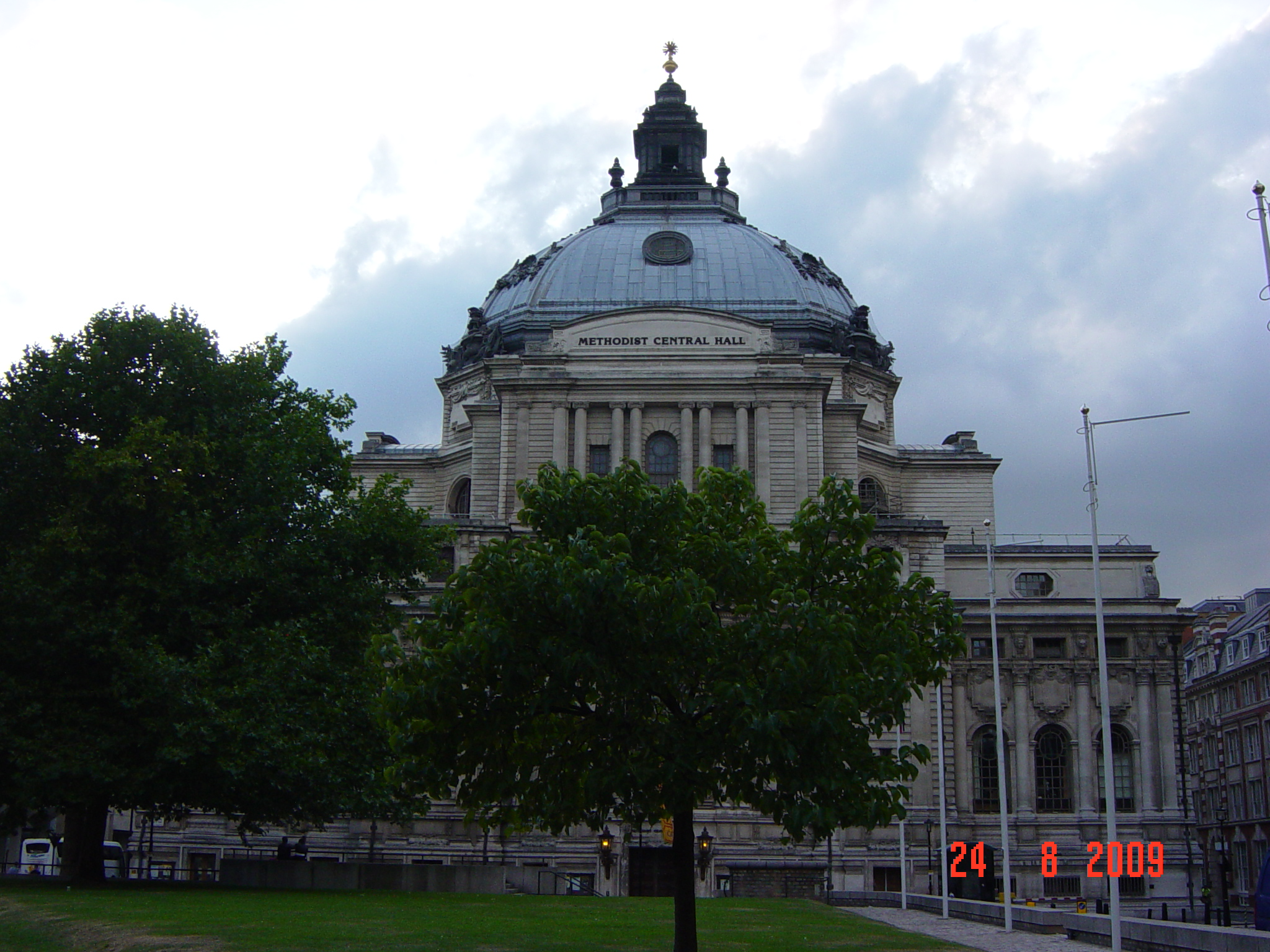 Central hall. Методистская Центральный Холл Лондон.