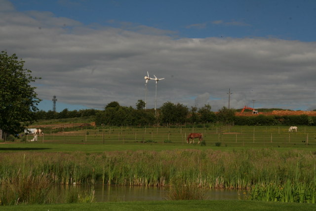 File:Modern pastoral scene, by the railway in Kirton in Lindsey - geograph.org.uk - 4536392.jpg