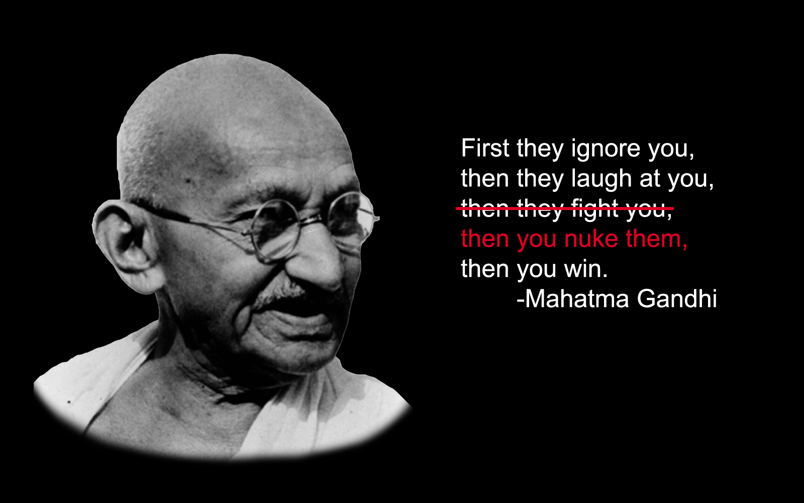 funny photos of mahatma gandhi