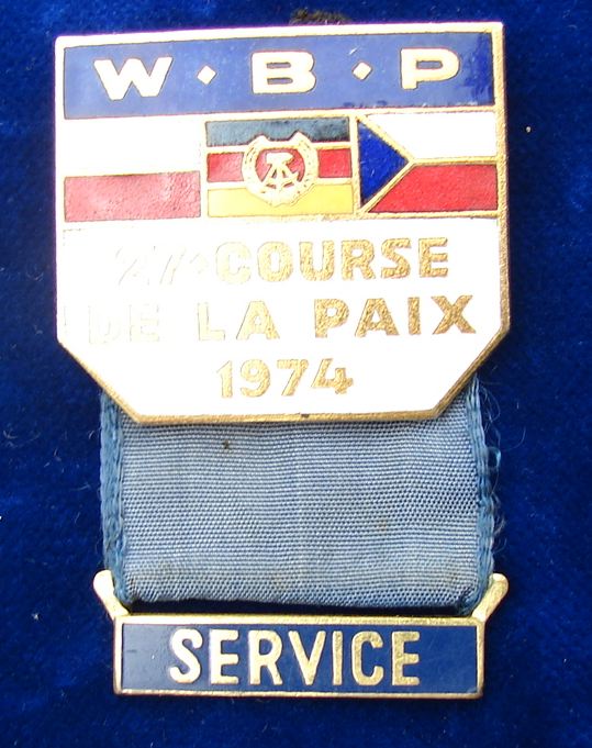 Details about   1977 WBP Praha Berlin Warsaw Czech Peace Race Mlada Boleslav Cycling Pin Badge 