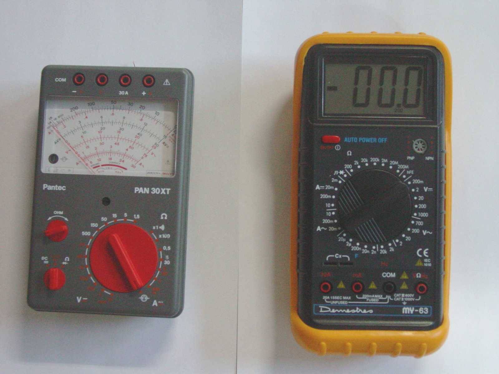 Multímetro digital de mano, voltímetro digital, amperímetro, ohmímetro,  multímetro voltio, CA y CC, probador con pantalla LCD