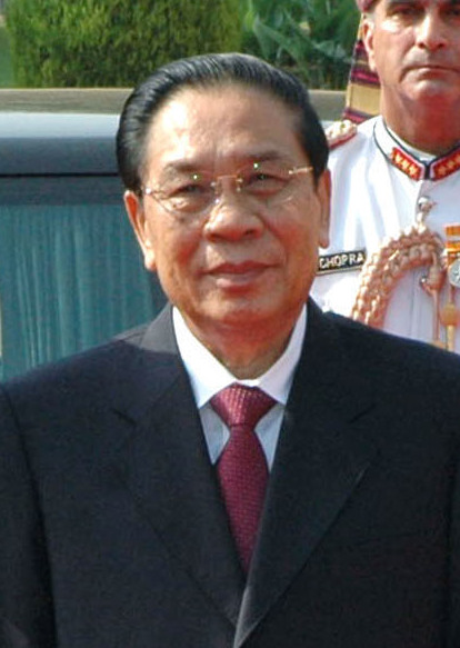 File:President of Lao People's Democratic Republic, Mr. Choummaly Sayasone at Rashtrapati Bhavan, in New Delhi.jpg