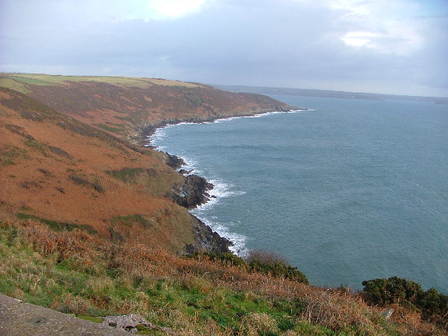 The Coast beyond Bull Cove from Rame Head - geograph.org.uk - 100507