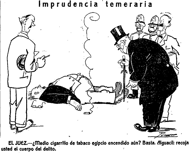 Imprudencia temeraria, 10 de julio de 1920.