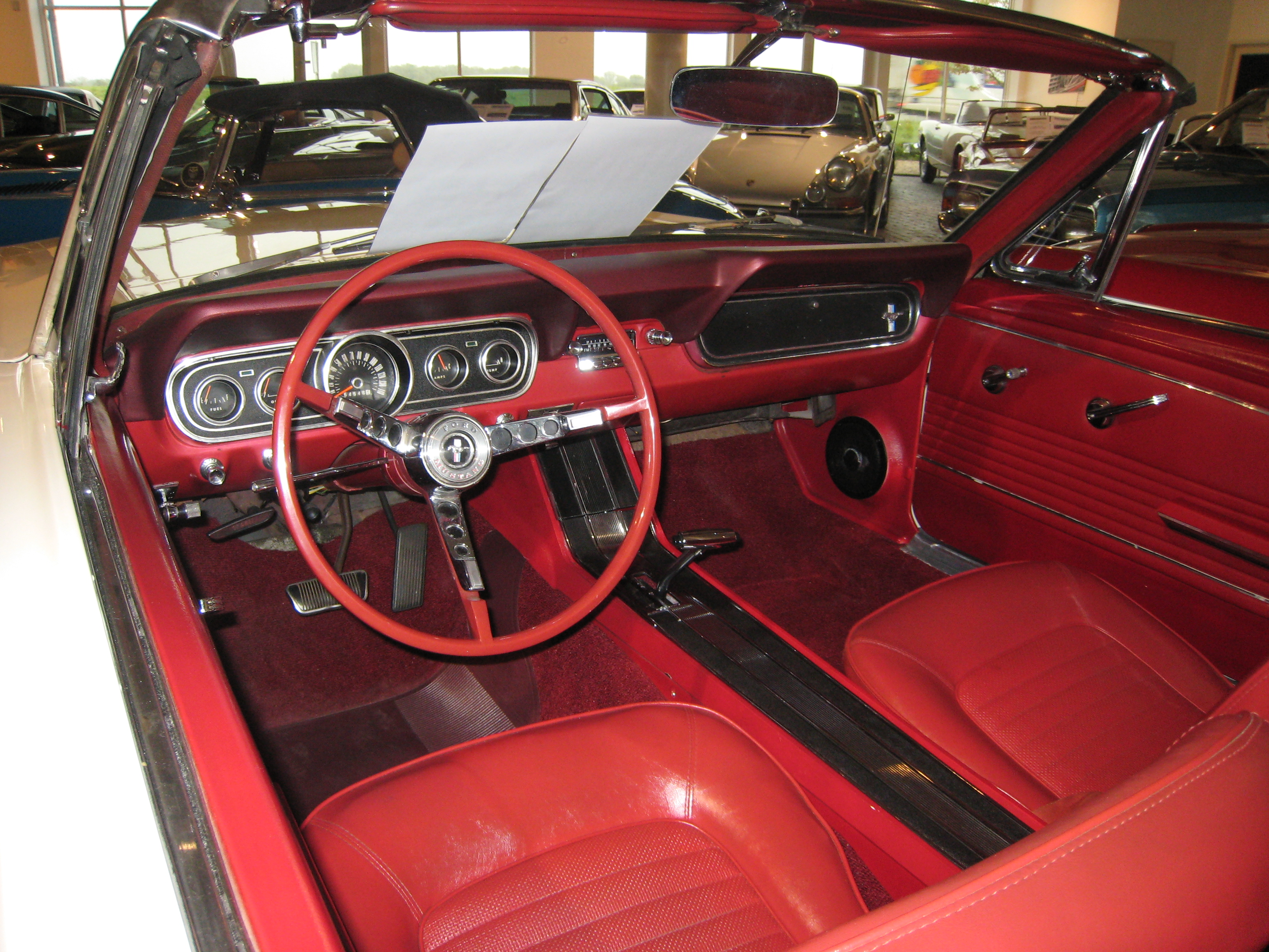 File 1966 Ford Mustang Convertible Interior Jpg